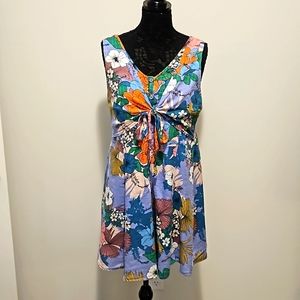 Kori  Floral wrap top Dress Size Medium